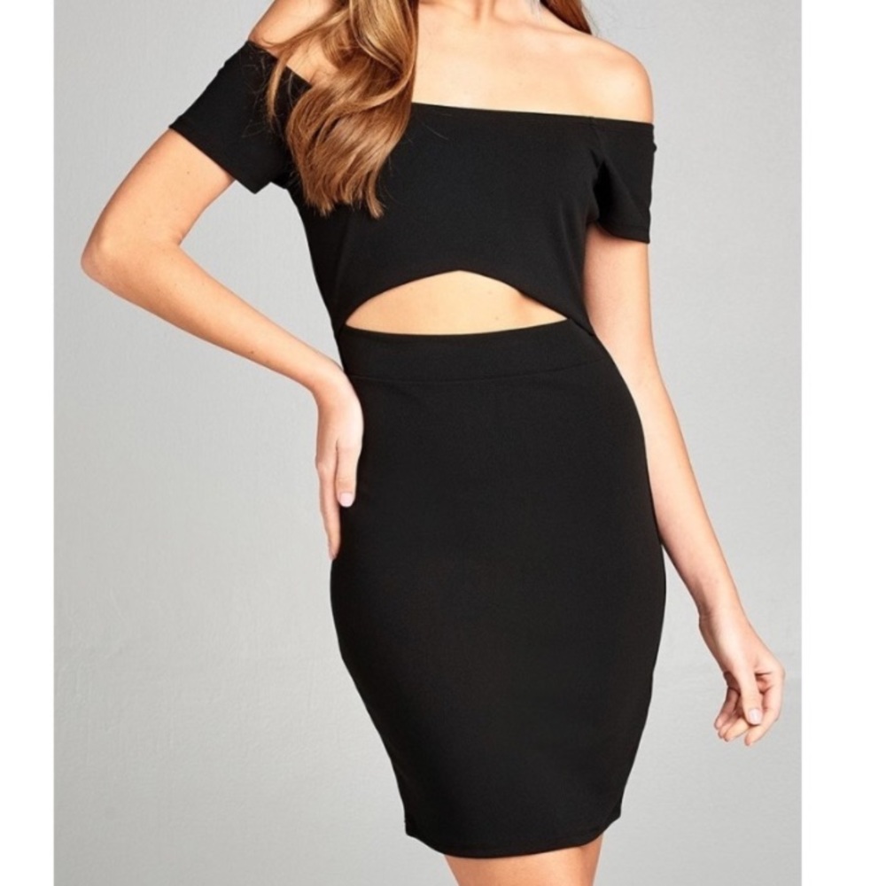 Black Cutout Dress